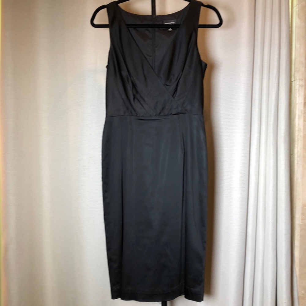 Adrianna Papell Black Sarin Cocktail Dress Size 6